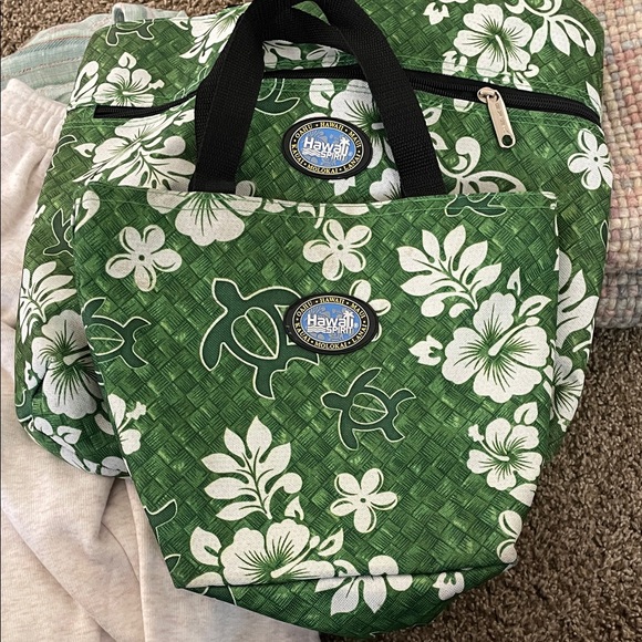 Green Floral Travel Bag Set - Picture 2 of 8